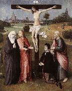 Crucifixion with a Donor  hgkl BOSCH, Hieronymus